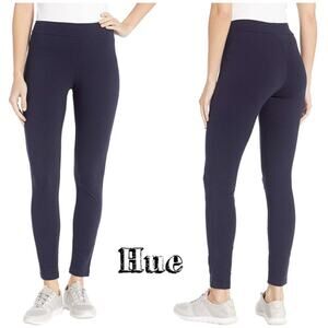 Hue Wide Waistband Blackout Cotton Leggings size S